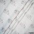 Thread Embroidered Pure Linen Cotton Fabric- F4019